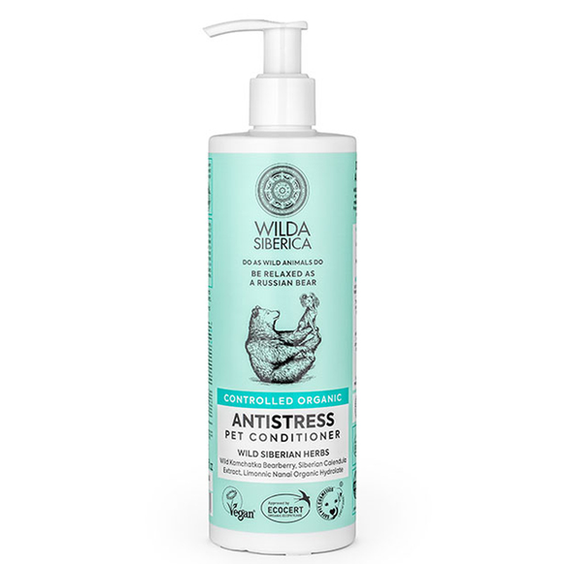 Wilda siberica controlled organic antistress pet conditioner &mu;&alpha;&lambda;&alpha;&kappa;&tau;&iota;&kappa;ή &gamma;&iota;&alpha; &zeta;ώ&alpha; &mu;&epsilon; &xi;&eta;&rho;ό &tau;&rho;ί&chi;&omega;&mu;&alpha; 400ml-null