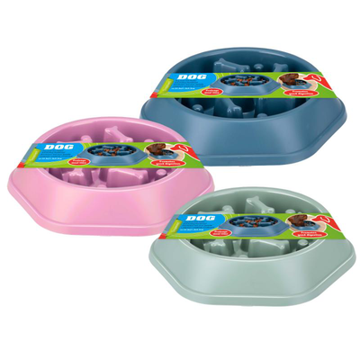 Maxxpro pet bowl for slow feeding - assorted colors, , medium