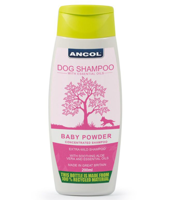 Ancol dog shampoo baby powder - 200gr, , medium