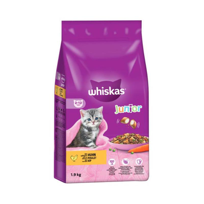 Whiskas dry cat junior food chicken 1.9kg,  Whiskas dry cat junior food chicken 1.9kg, , medium