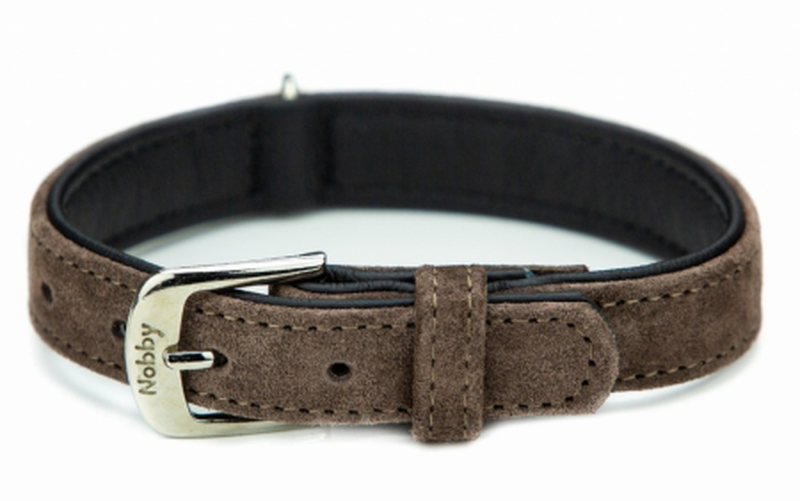 Nobby collar velours - 52 cm (41-49 cm). 25/28 mm-null