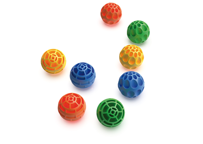 Georplast heavy plastic ball for pets - assorted colors, , medium