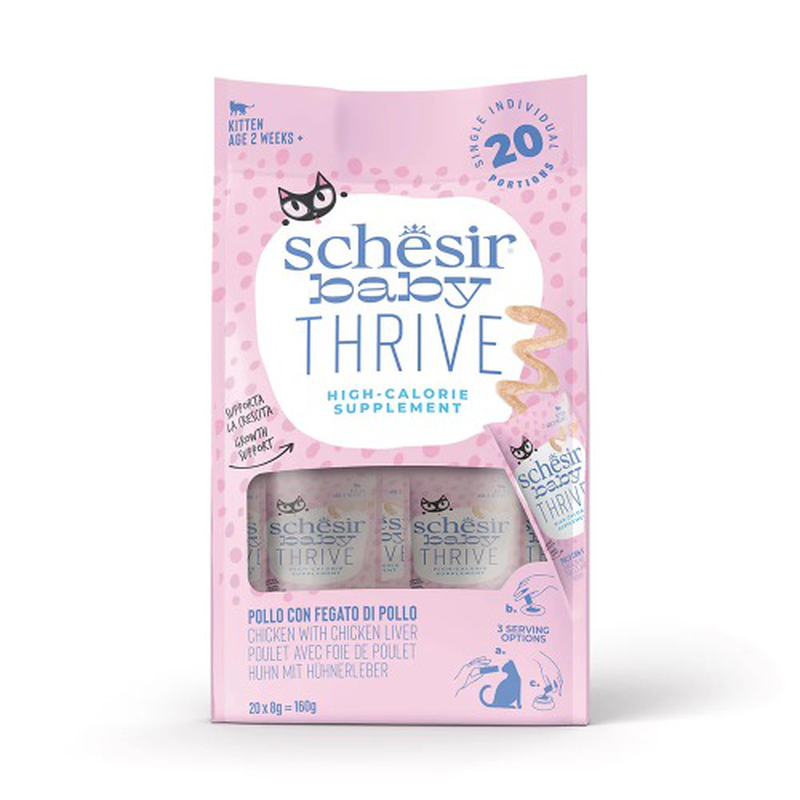 Schesir baby cat chicken with chicken liver in cream, , medium-null