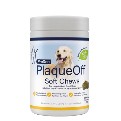 Proden plaqueoff soft chews large dogs - 180gr, , medium