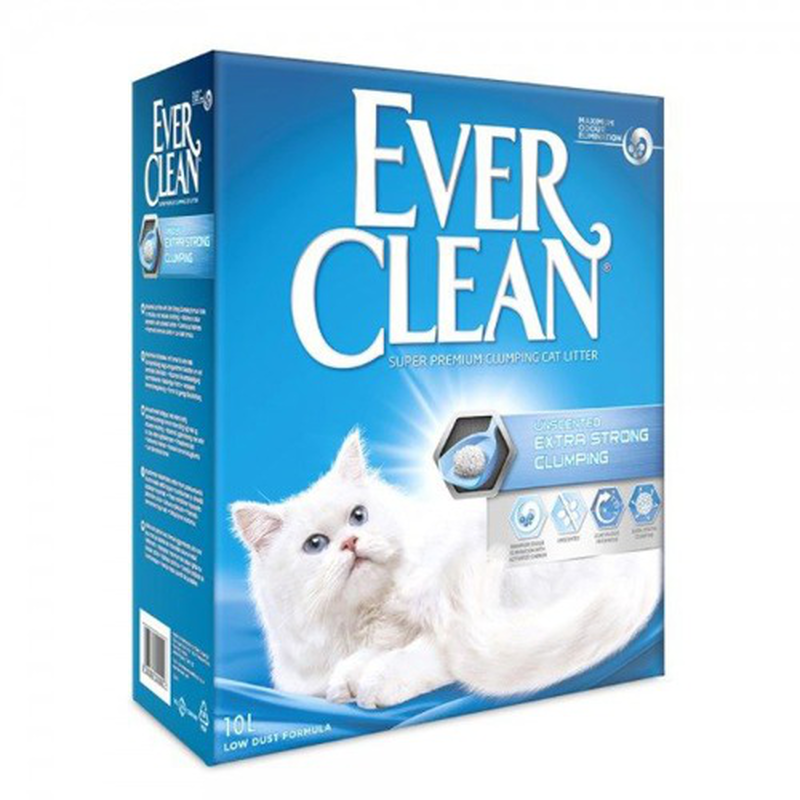 Ever clean extra strong unscented clumping cat litter - 6-lt, , medium-null