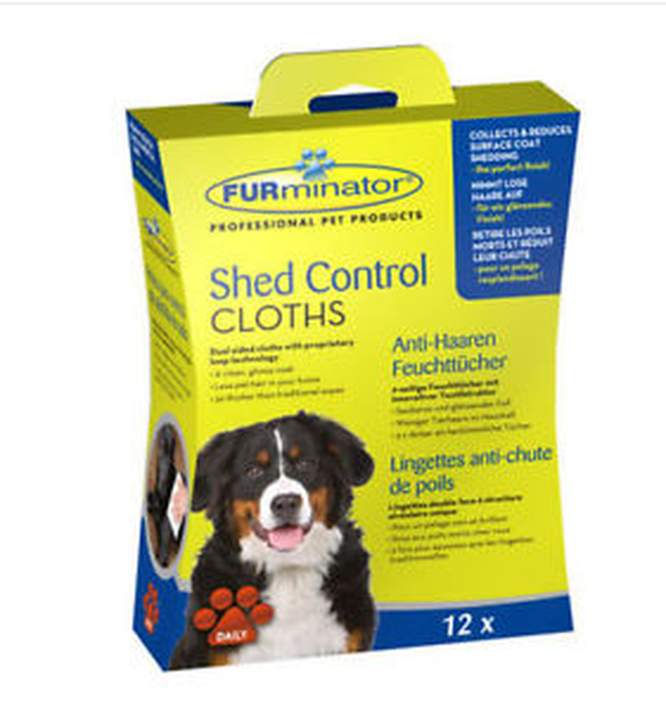 Furminator coat cloths for dogs shed control 12pcs, , medium-null