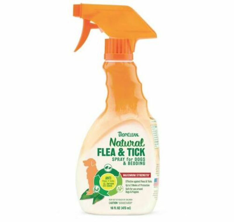 Product image: Tropiclean flea tick spray for dogs bedding 473ml-null