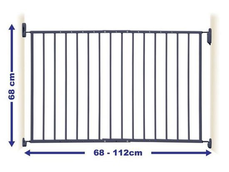 Dreambaby arizona gate black 68-112xh68cm, , medium-null