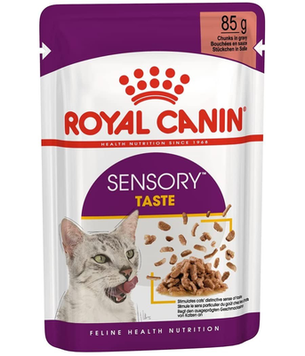 Royal canin &tau;&rho;&omicron;&phi;&eta; &gamma;&iota;&alpha; &gamma;&alpha;&tau;&epsilon;&sigmaf; sensory taste gravy pouch 85g, , medium