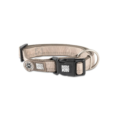 Max & molly dog collar with smart id tag/reflective material, sand l, , medium