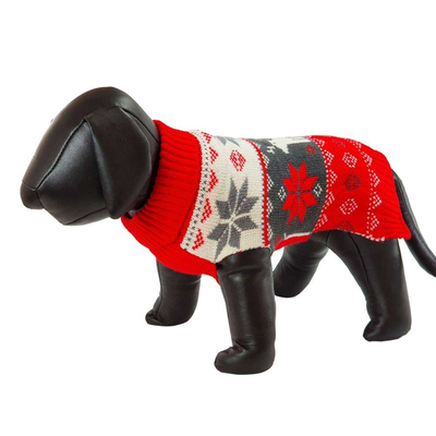 Nobby xmas dog pullover snowflake - 25cm, , medium