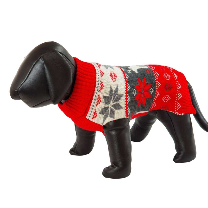 Product image: Nobby xmas dog pullover snowflake - 25cm-null