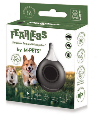 M-pets fearless ultrasonic flea and tick repeller, , medium