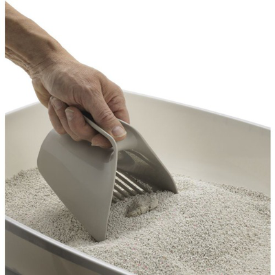 Flamingo cat litter scoop cup grey, , medium