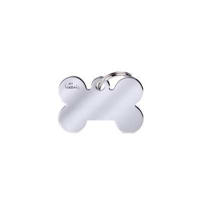 Mf tag basic bone big silver, , medium