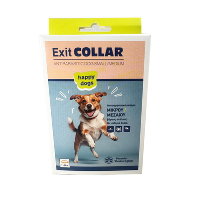 Exit antiparasitic collar medium dog, , medium