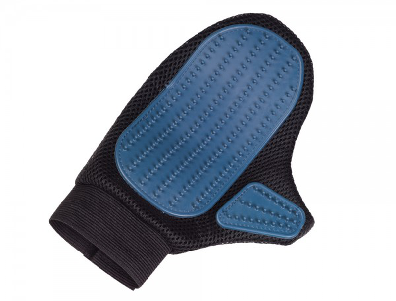 Nobby care glove with rubber and mesh side, , medium-null