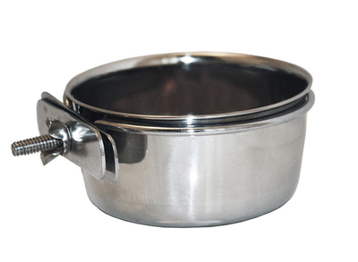 Pet platter bolt on pet bowl 9.5cm/300ml/st.steel, , medium