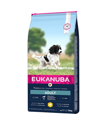 Eukanuba adult medium &sigma;&upsilon;&sigma;&kappa;&epsilon;&upsilon;&alpha;&sigma;&iota;&alpha; 15+3kg free, , medium