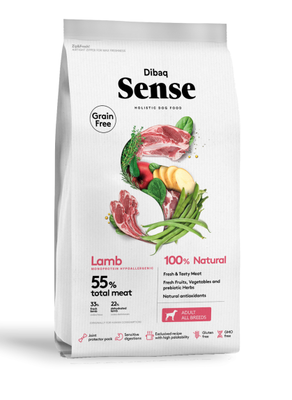 Dibaq sense adult all breeds grain free lamb, , medium
