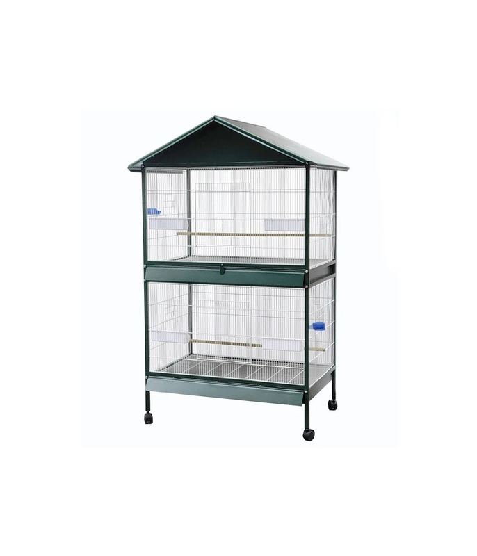 Parrot double cage &mu;&epsilon;&gamma;&epsilon;&theta;&omicron;&sigmaf; 52*50*155cm-null