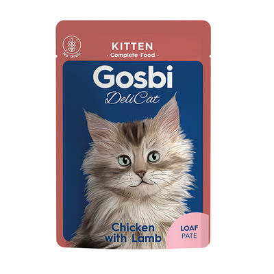 Gosbi delicat kitten chicken with lamb loaf 70gr, , medium