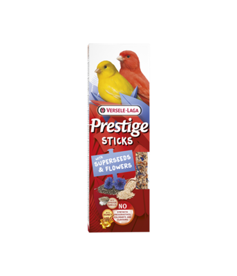 Versele laga prestige sticks canaries with superseeds & flowers &sigma;&upsilon;&sigma;&kappa;&epsilon;&upsilon;&alpha;&sigma;&iota;&alpha; 60g, , medium