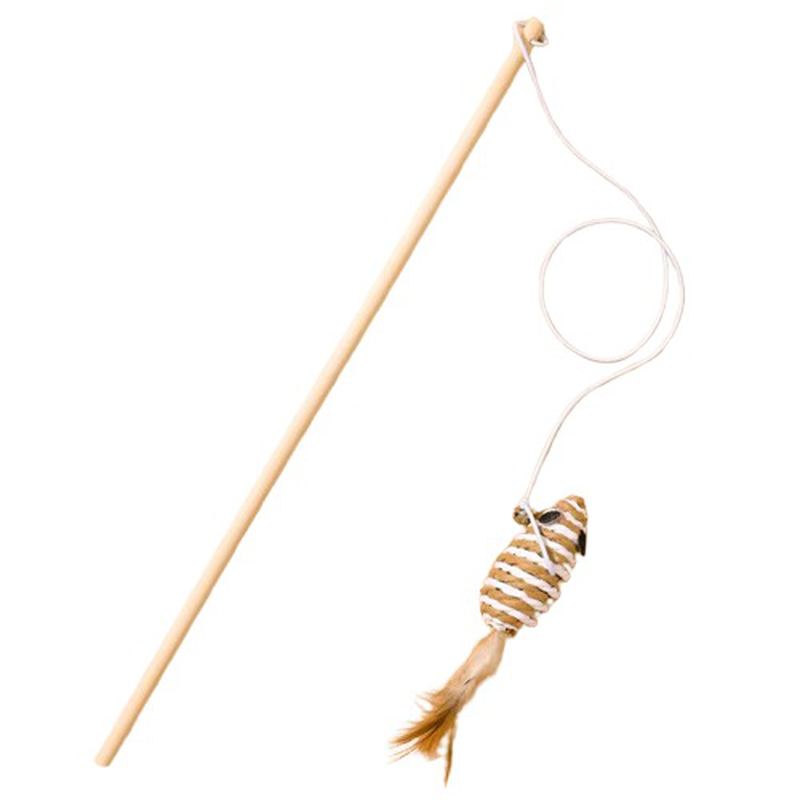 Ideaplus interactive cat toy with bell - assorted colors, , medium-null
