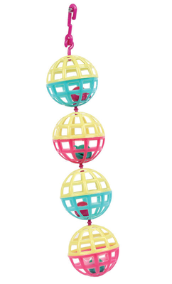 Multi ball bird toy 20cm, , medium