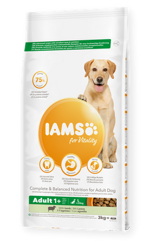 Product image: Iams adult vitality dry food large breed lamb-null