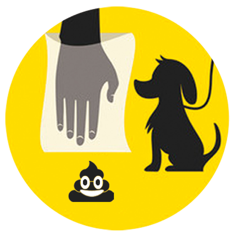 Poop bags holder with 1 roll (15 bags)-null