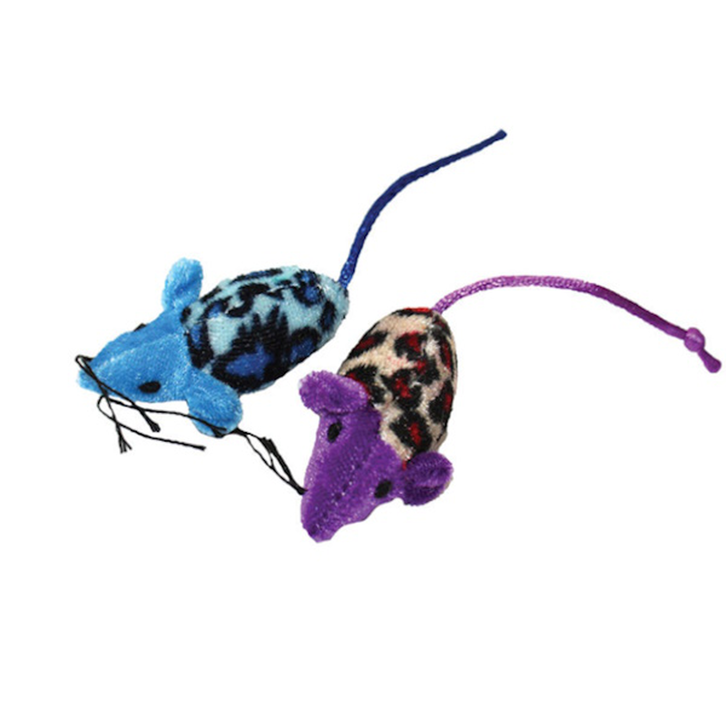Cat n caboodle velour mouse cat toy 6x3cm, , medium-null