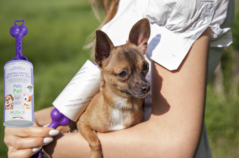 Mugue pelu pet fur lint roller 10mt with perfume, , medium-null