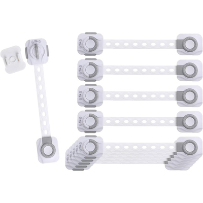 Dreambaby multipurpose adjustable latch - grey, , medium