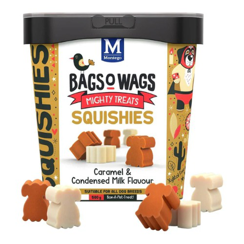 Montego bags o wags caramel & condensed milk flavoured squishies, , medium-null