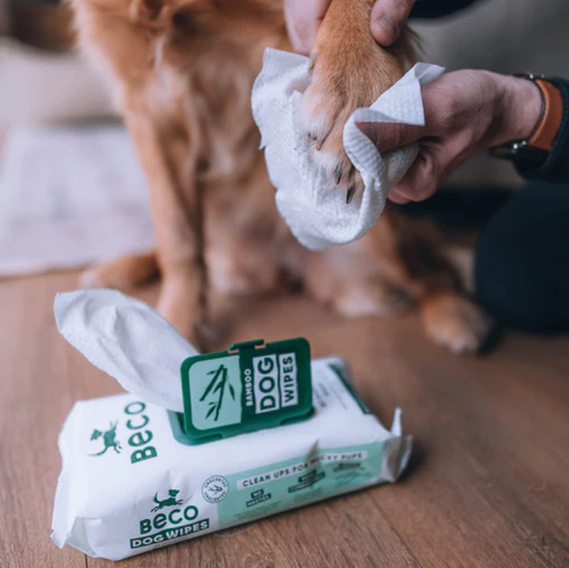 Beco pets - bamboo unscented wipes 80, , medium-null