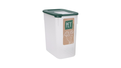 Pet biscuits box with dispenser 3.4l, White, medium