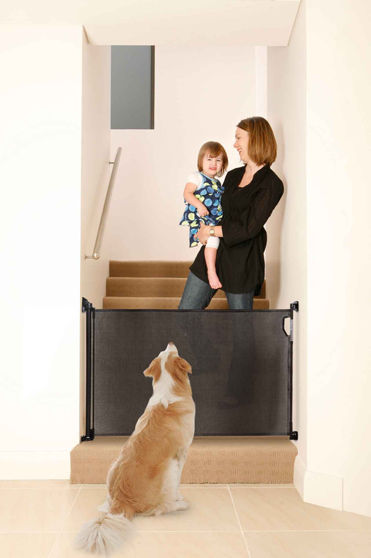 Dreambaby mesh safe gate 140cm black, , medium-null
