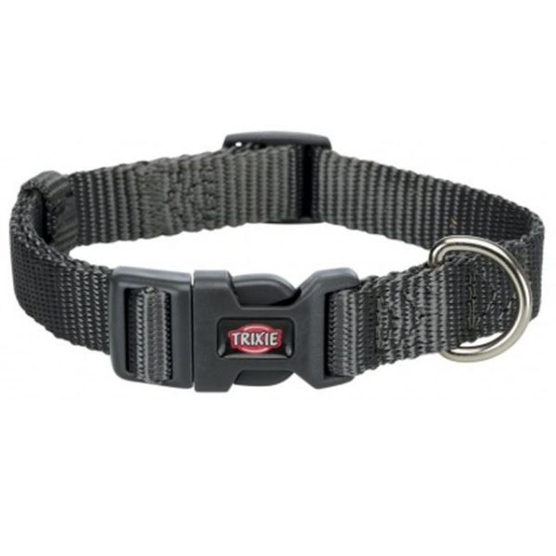 Premium collar m-l 35-55cm/20mm graphite-null