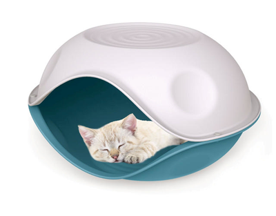 Georplast covered bed for animals, Pink, medium