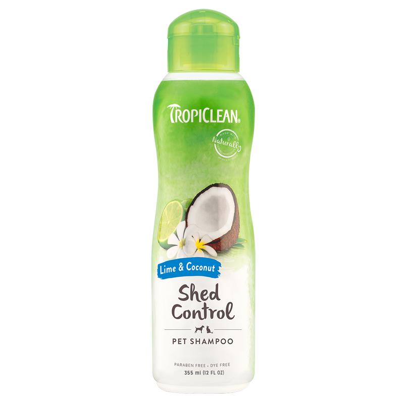 Product image: Tropiclean deshedding shampoo lime and coconut, , medium-null