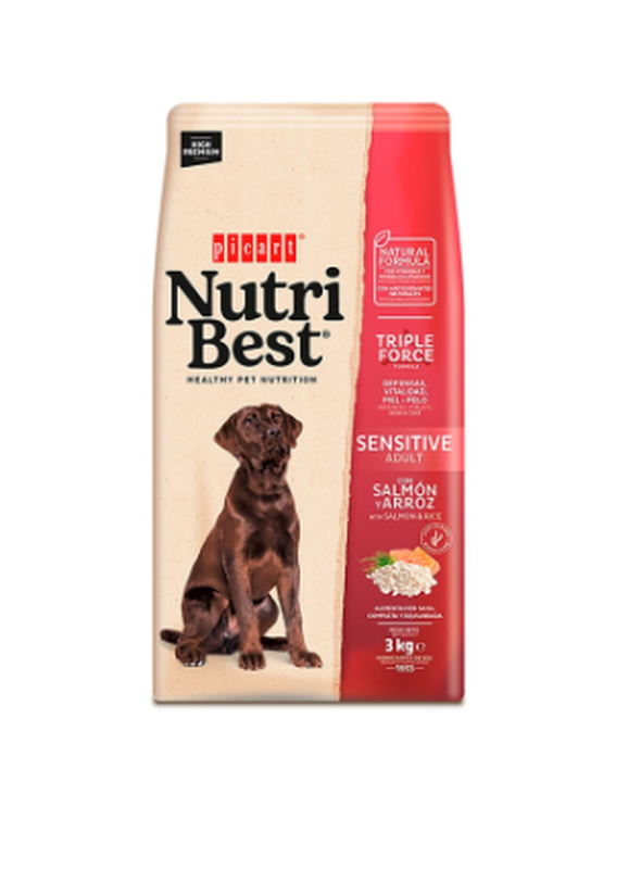 Product image: Picart nutribest sensitive adult salmon and rice-null