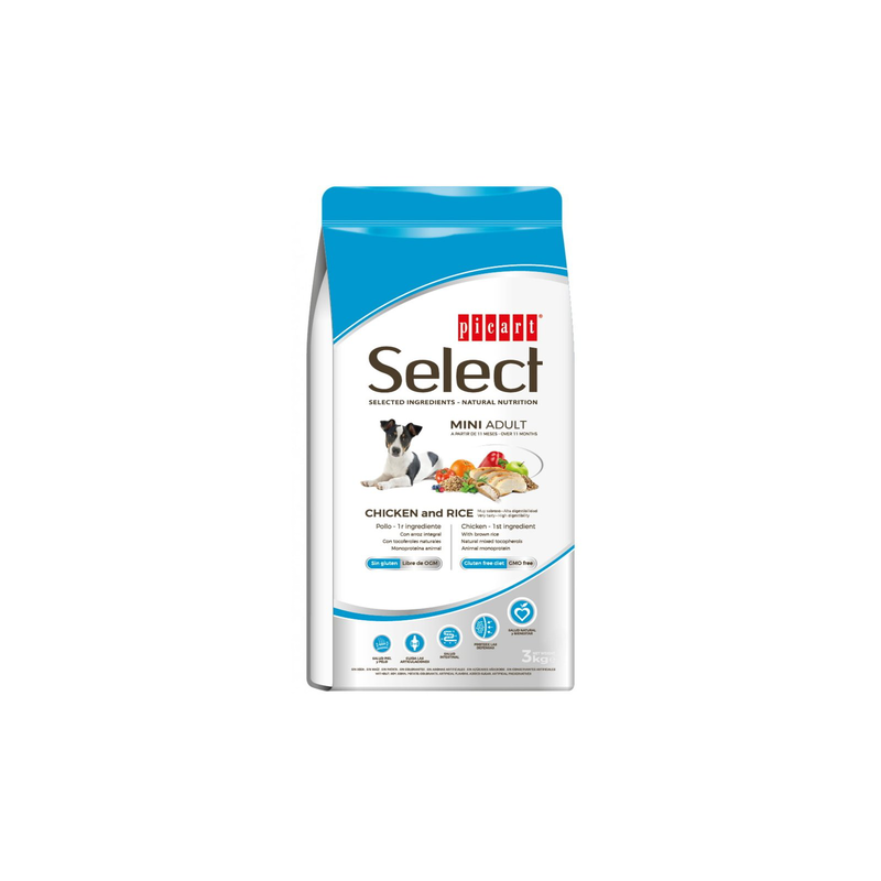 Select adult mini chicken and rice 0.8kg-null
