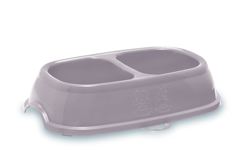 Stefanplast double  bowl 0,4lt + 0,4lt, , medium-null