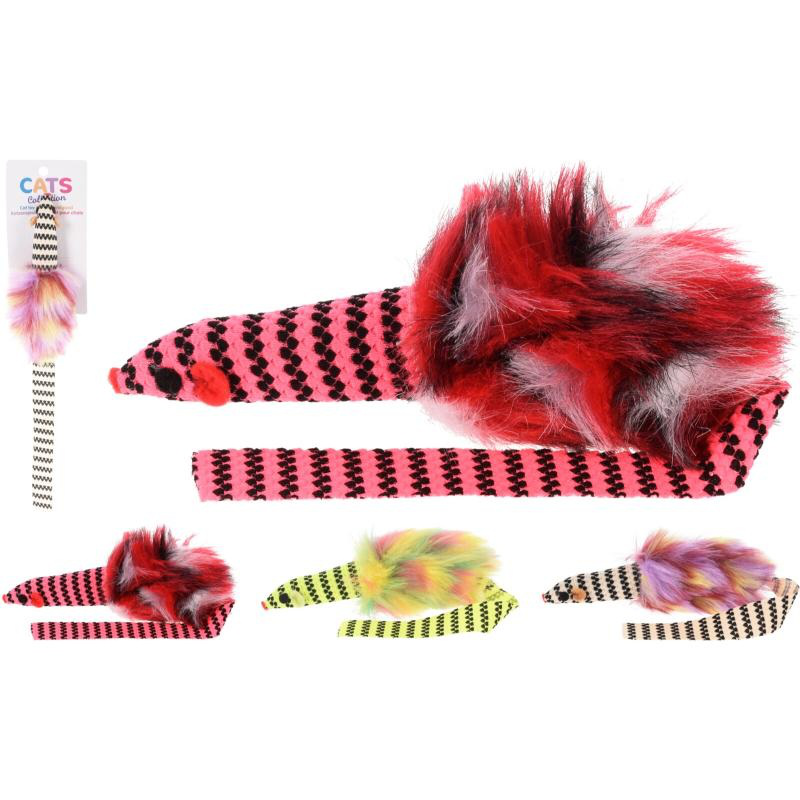 Cat toy mouse - assorted colors, , medium-null