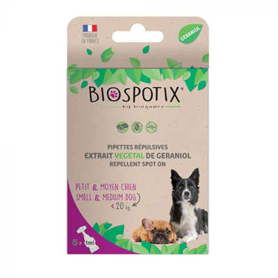 Biogance biospotix dog spot on natural flea repellent for small to medium dogs, , medium