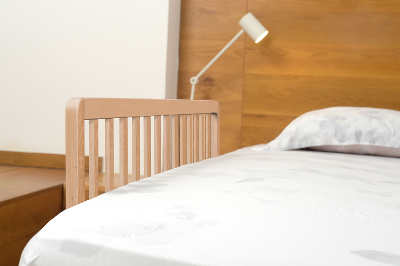 Wood bedrail varnished 110x38cm, , medium-null