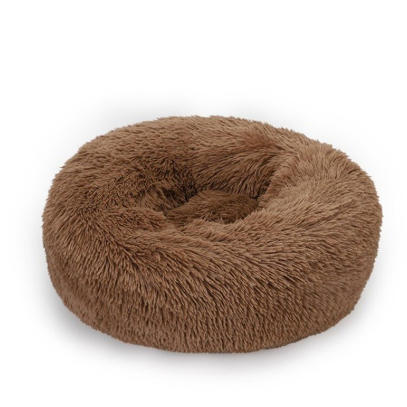 Round soft plush bed 70cm-null