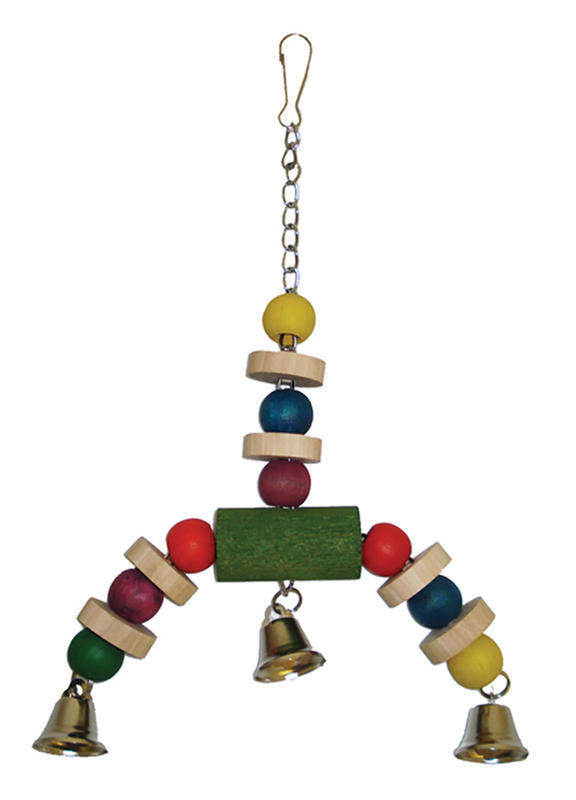 Jingler wood bird toy 35cm, , medium-null