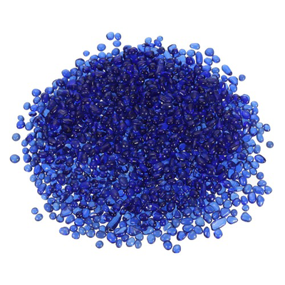 Pet natural decorative pebbles blue 5-8 mm 1 kg, , medium